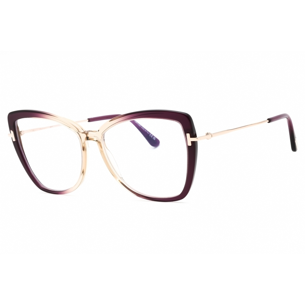 Tom Ford FT5882-B Eyeglasses 83 violet acetate Cat eye